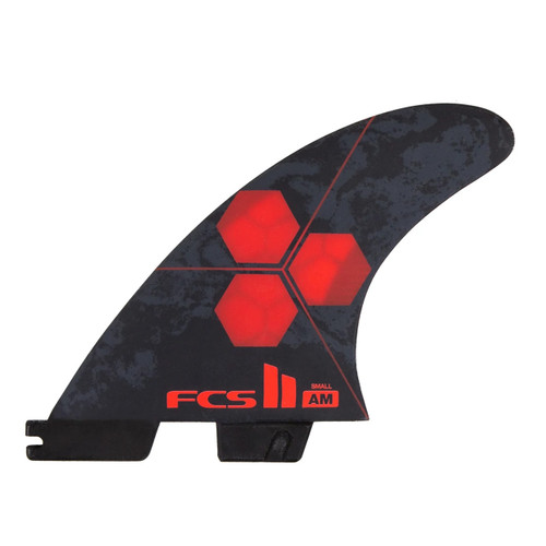 FCS II AM PC Medium Tri Fin Set in Red