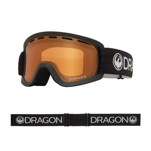 Dragon Lil D Goggle in Black Amber
