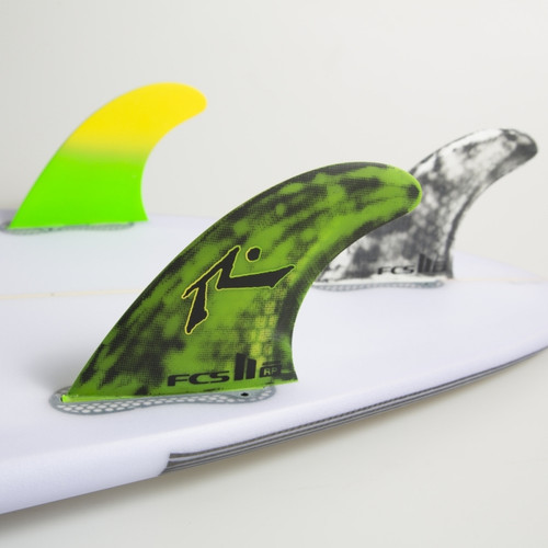 FCS II JW PC Medium Tri Fin Set in Army Camo - TRIGGER BROS