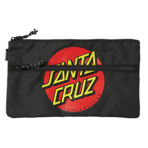 Santa Cruz Classic Dot Pencil Case Youth in Black