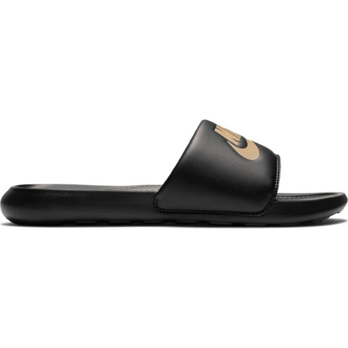 Nike Victori One Slide Mens in Black Metallic Gold