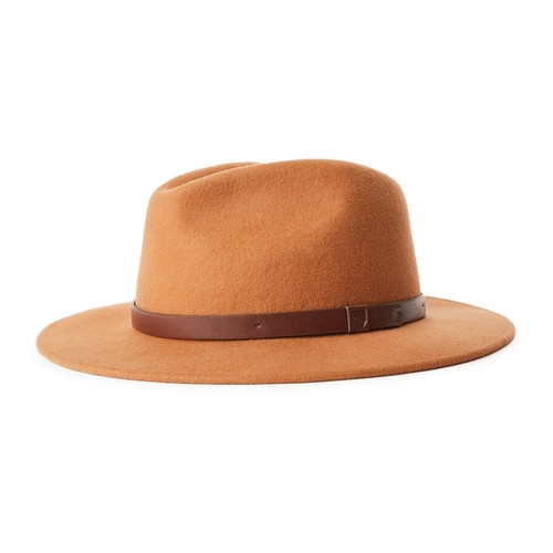 Brixton Messer Fedora Hat in Hide