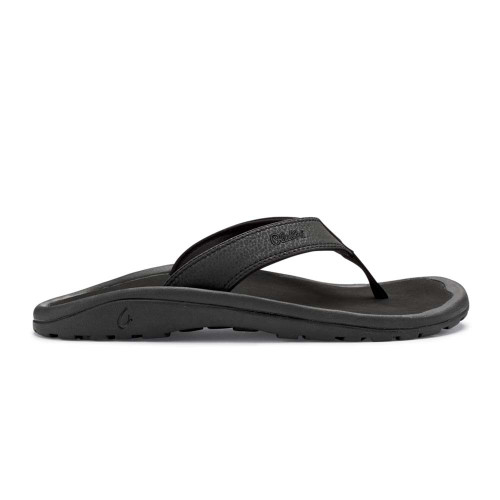 OluKai OHANA Thongs in Black Black