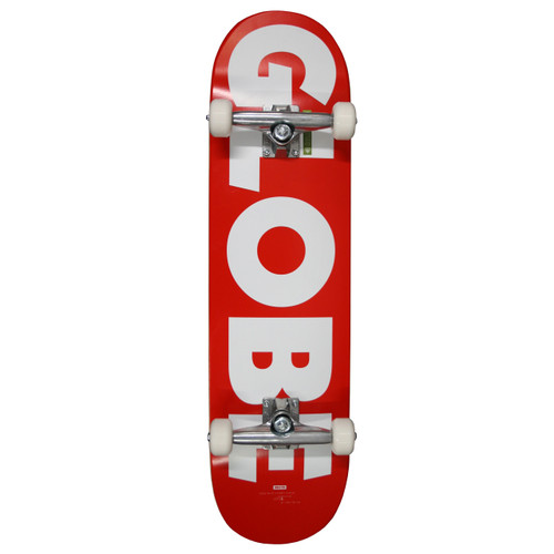 Globe G0 Fubar 8.25 Skateboard Complete in Red White