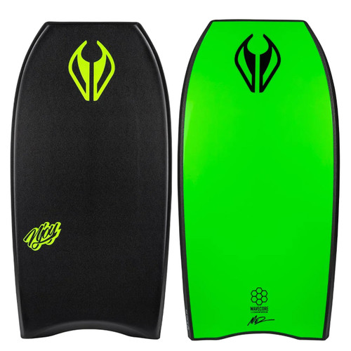 NMD Njoy PE 42in Bodyboard in Black Fluro Green