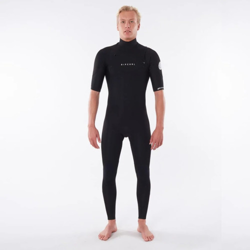Rip Curl 2MM Dawn Patrol Performance Short Arm CZ Steamer Mens in Black