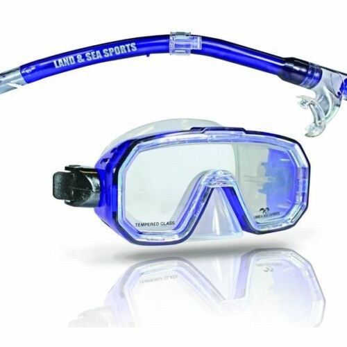 Land And Sea Kakadu Junior Mask And Snorkel Set in Cobalt