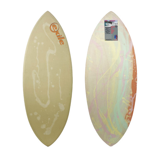 Exile Skimboards Double Carbon Hornet  5/8 MS 51.75 x 20.00 in Sand Swirl