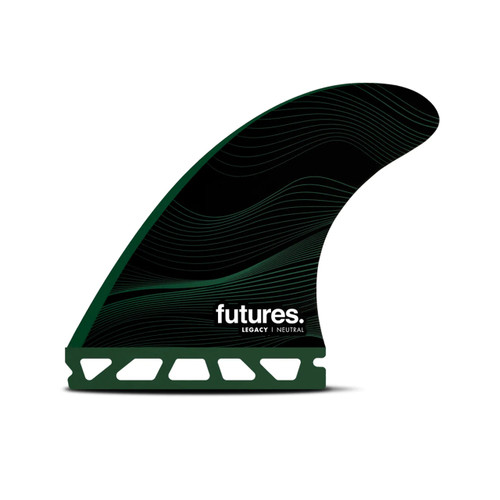 Futures F8 Honeycomb Thruster Fin Set Large in Green