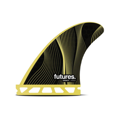 Futures P4 Honeycomb Thruster Fin Set Small in Yellow