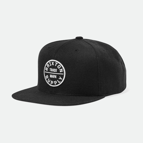 Brixton Oath III Snapback Cap Mens in Black