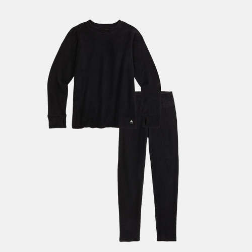 Burton Fleece Base Layer Set Kids in True Black