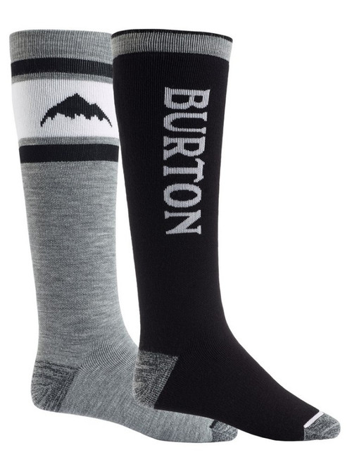 Burton Weekend Midweight 2 Pack Socks Mens in True Black