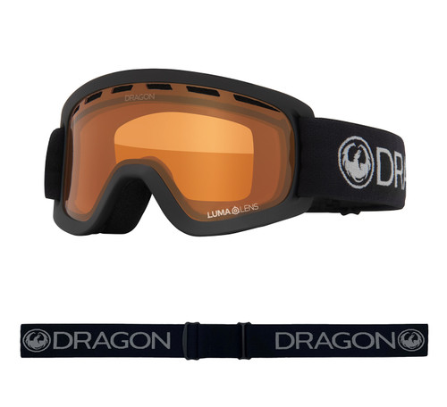 Dragon Lil D Goggle in Charcoal LL Amber