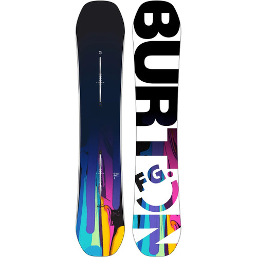 Burton Feel Good Flying V Graphic Snowboard 2024 Womens