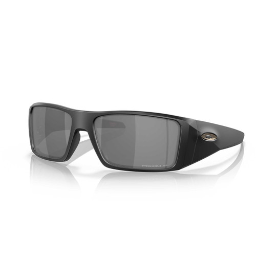 Oakley Heliostat Sunglasses in Matte Black Prizm Black Polarised