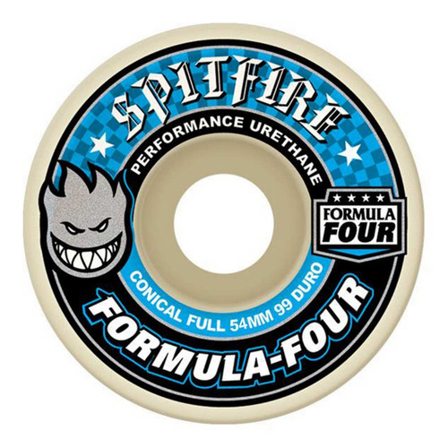 Spitfire F4 99D Conical Full Skateboard Wheels in 54MM