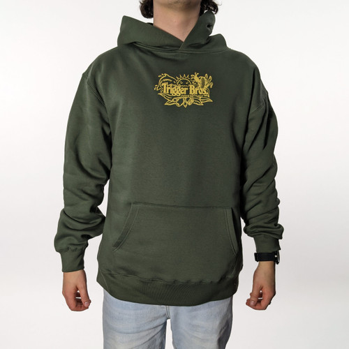 Trigger Bros X Jack Miers Summer Relax Fit Hoodie Mens in Cypress