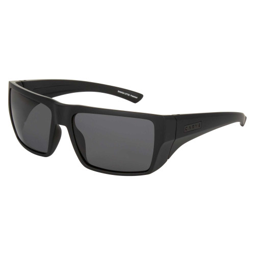 Carve Sanada Sunglasses in Matte Black Grey Polarised