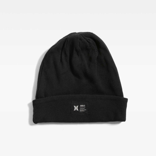 Hurley Waffle Beanie Mens in Black