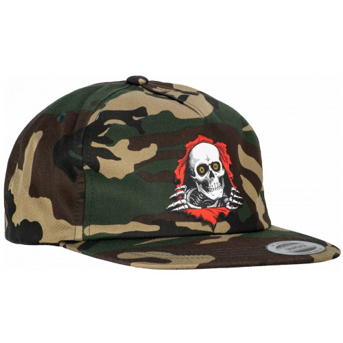 Powell Peralta Winged Ripper Snapback Cap Mens in Camo