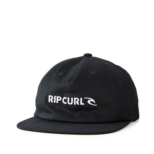 Rip Curl Brand Icon Flexfit Adjustable Cap Mens in Black