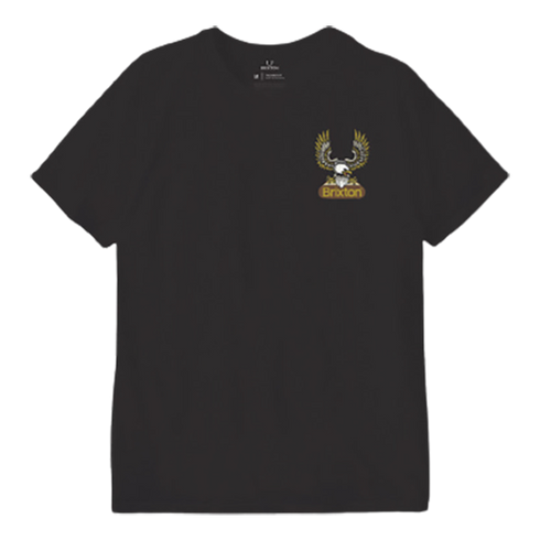 Brixton Merrick Standard Tee Mens in Black