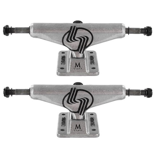 Silver M-Class Hollow Polish 8.5 Skateboard Trucks