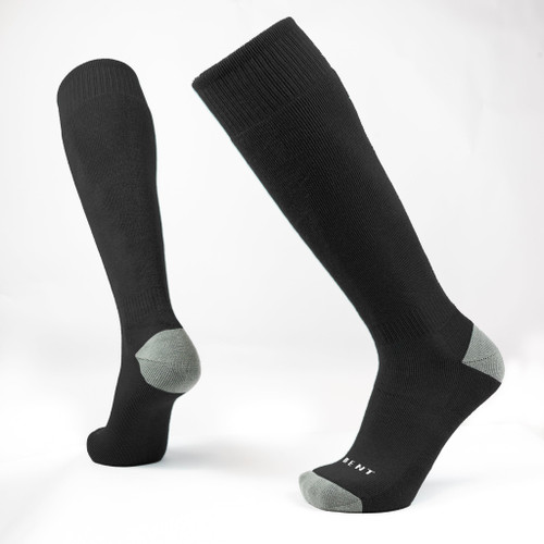 Le Bent Alpha Full Cushion Snow Sock 7-13US in Black