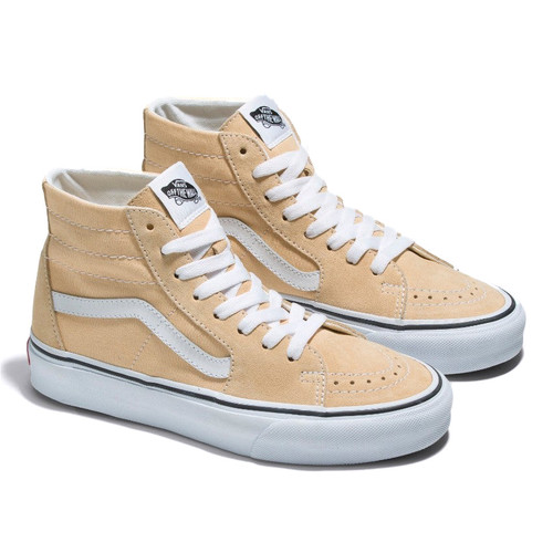 Vans Sk8-Hi Tapered Color Theory Shoes in Honey Peach
