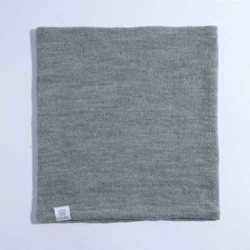 Coal The FLT Gaiter Neck Warmer in Heather Grey