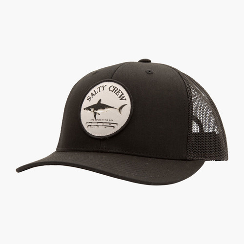 Salty Crew Bruce Retro Trucker Hat Mens in Black