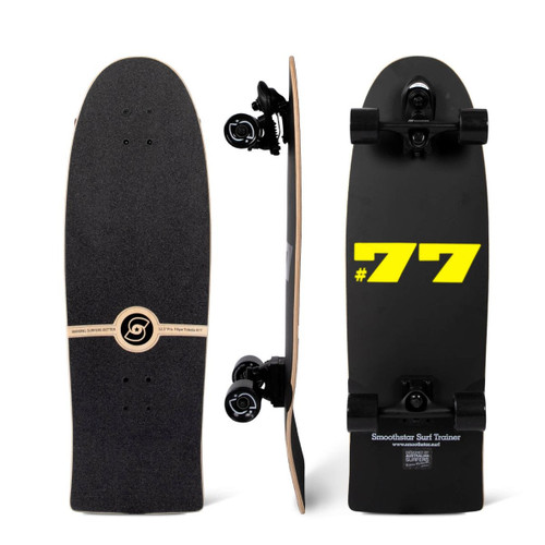 SmoothStar Thruster D Limited Edition Yellow Filipe Toledo #77 32.5" Skateboard Complete