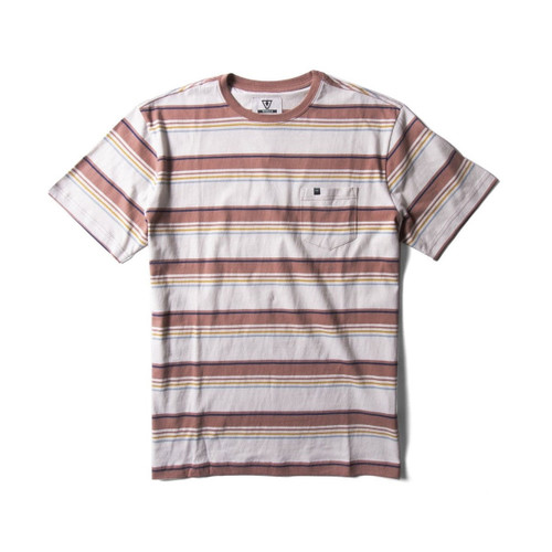 Vissla Shocker Eco Pocket Tee Mens in Bone