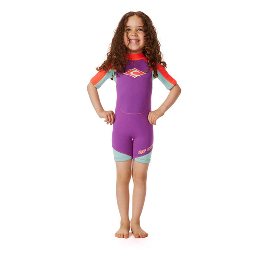 Rip Curl Groms Omega BZ Springsuit in Pink