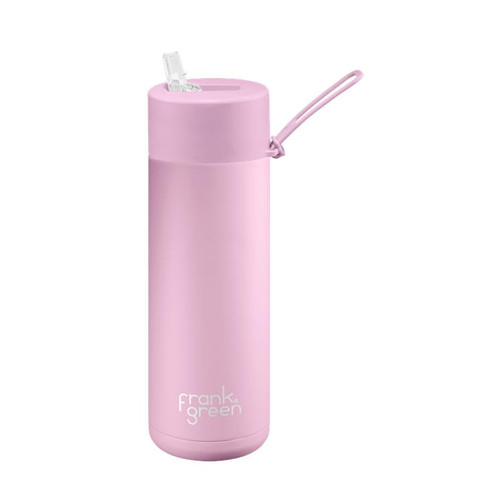 Frank Green 20oz Ceramic Reusable Bottle Straw Lid in Lilac Haze