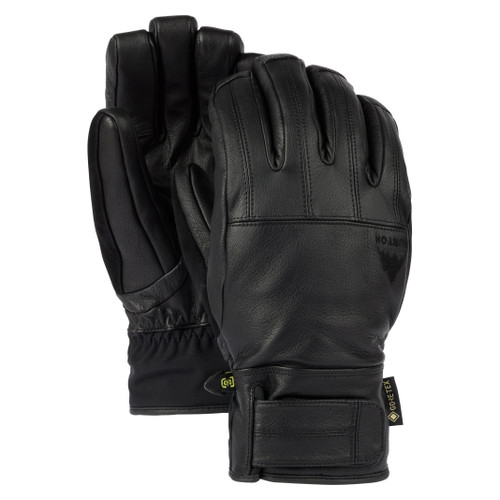 Burton AK Gore Tex Leather Clutch Glove 2024 in True Black