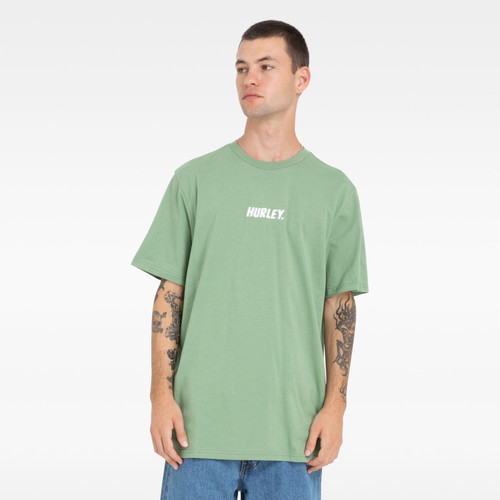 Hurley Fastlane Tee Mens in Loden Frost