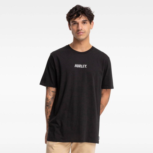 Hurley Fastlane Tee Mens in Black