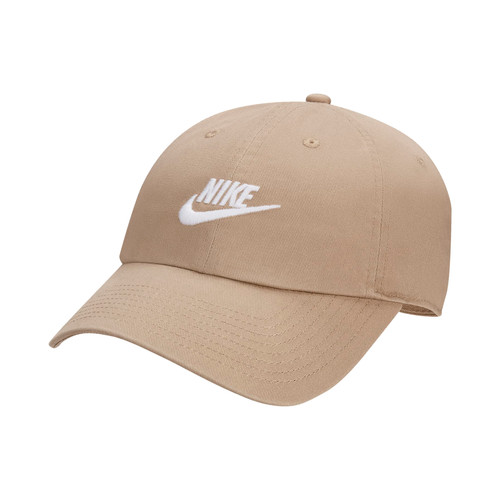 Nike Unstructured Futura Wash Cap in Khaki White