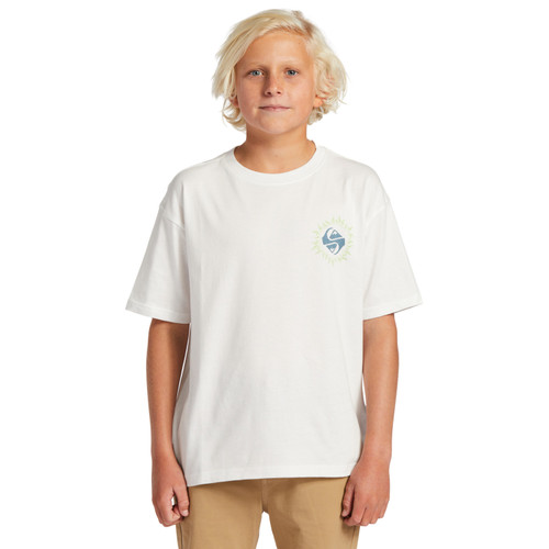 Quiksilver Flare Tee Boys in Snow White
