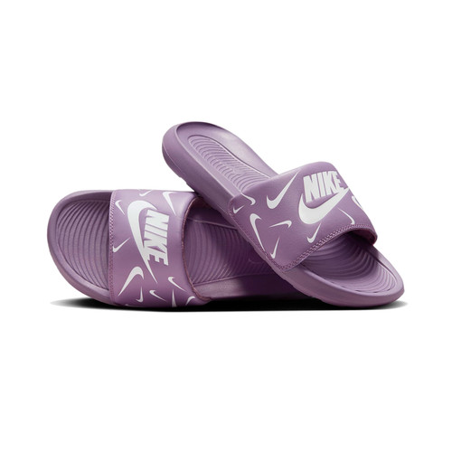 Nike Victori One Printed Slide Womens in Violet Dust Photon Dust