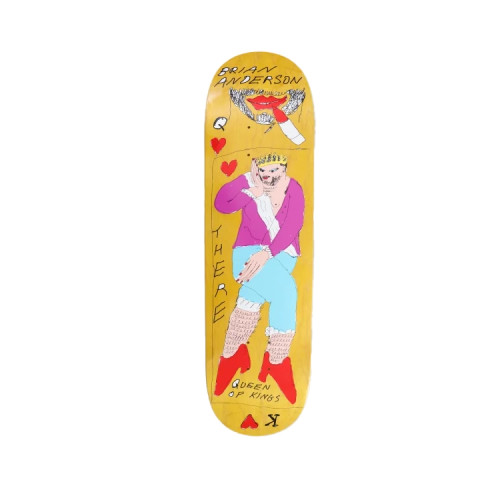 There Brian Anderson Queen of Kings Guest 8.5 Skateboard Deck