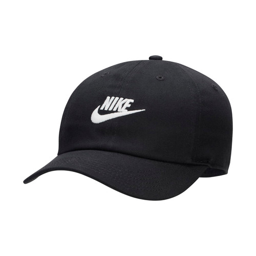 Nike Club Unstructured Futura Wash Cap Kids in Black White