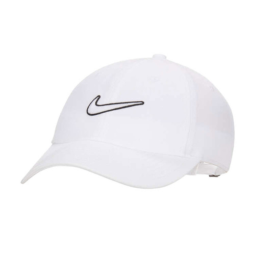 Nike Club Unstructured Swoosh Cap in White White