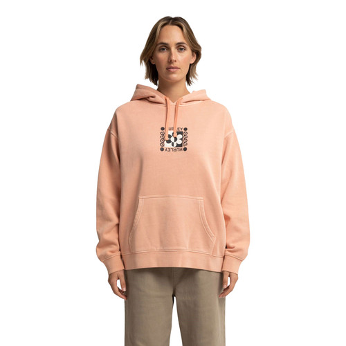 Hurley Arlo Pullover Hoodie Womens in Muted Clay