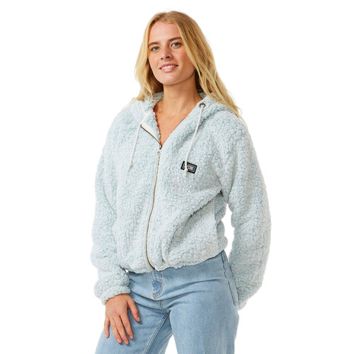 Rip Curl Dark And Stormy Zip Through Fleece Womens in Blue