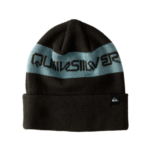 Quiksilver Hunker Downtown Beanie Boys in Tarmac