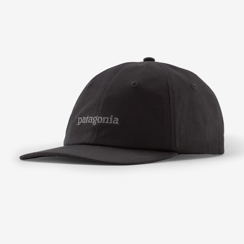 Patagonia Fitz Roy Icon Trad Cap in Text Logo Ink Black