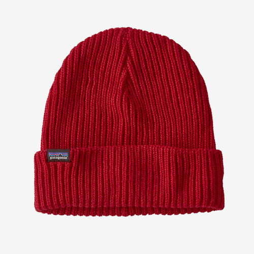 Patagonia Fishermans Rolled Beanie in Touring Red